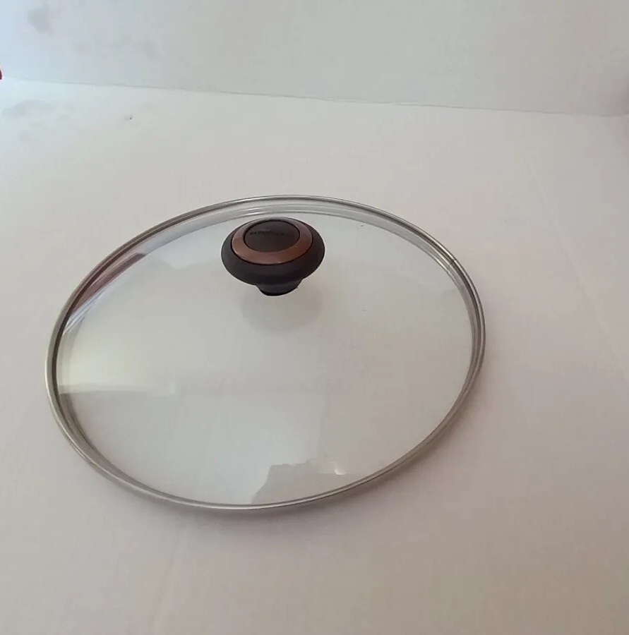 Farberware Replacement Glass Lid ~ Outer Rim 9 3/4", Inner Lip 9 1/4"