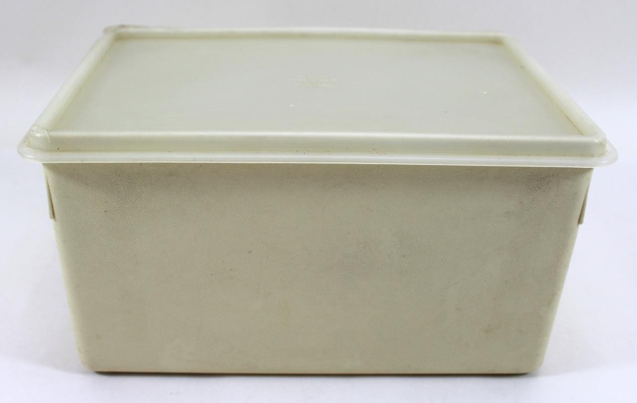 Vintage Deters Dairy Ice Cream Plastic Container ~ Quincy, IL ~ Eagle USA Made