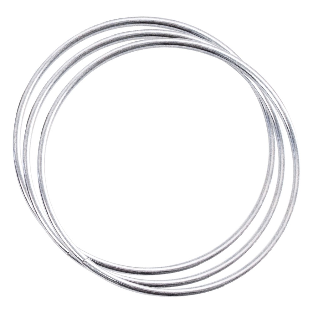 Zinc Metal Rings 7" 3/Pkg