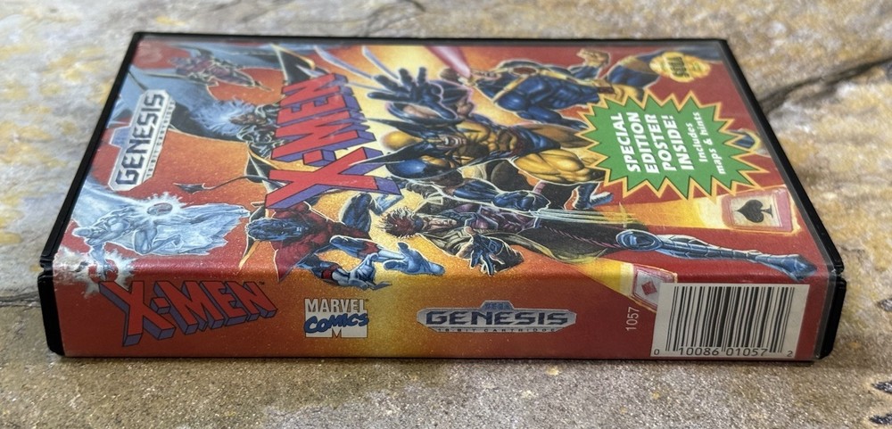 X-Men Case -Sega Genesis **AUTHENTIC, SEE DESC**