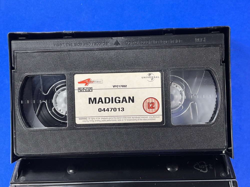 Madigan VHS Video Tape