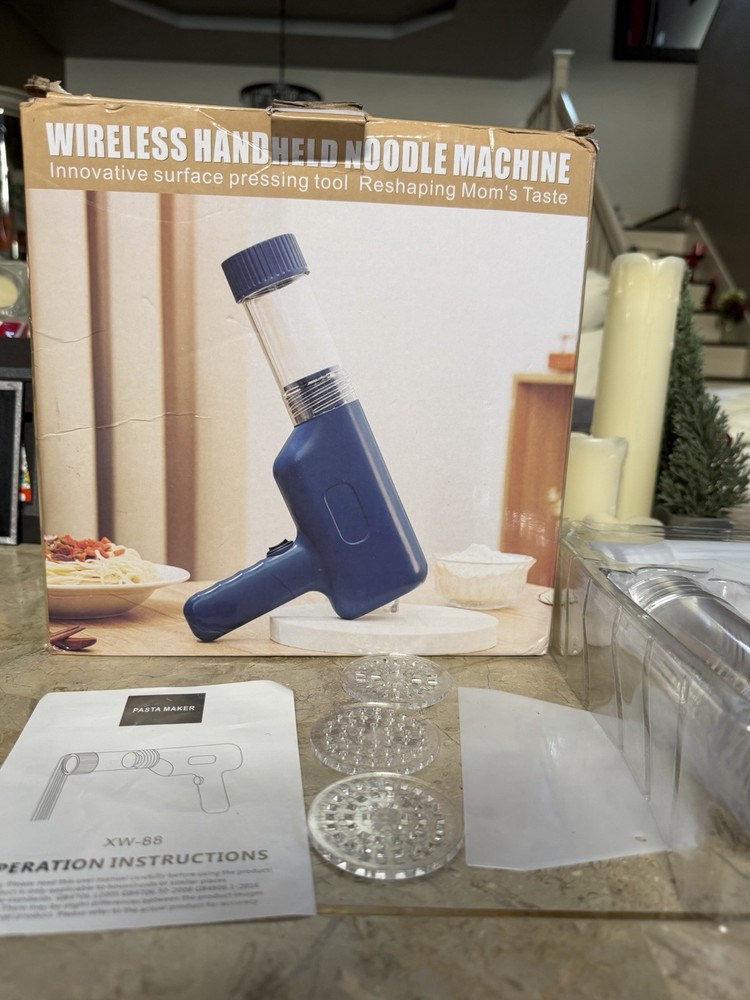 Noodle Maker Machine, Handheld Pasta Machine, Portable Multifunction Electric