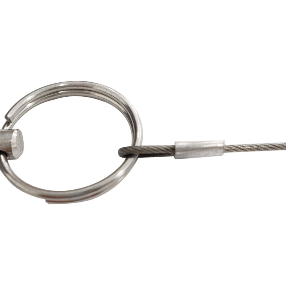 Quick Release Pin, Diameter 1/4"(6.3mm), Total Length 3"(76mm), Effective Len...