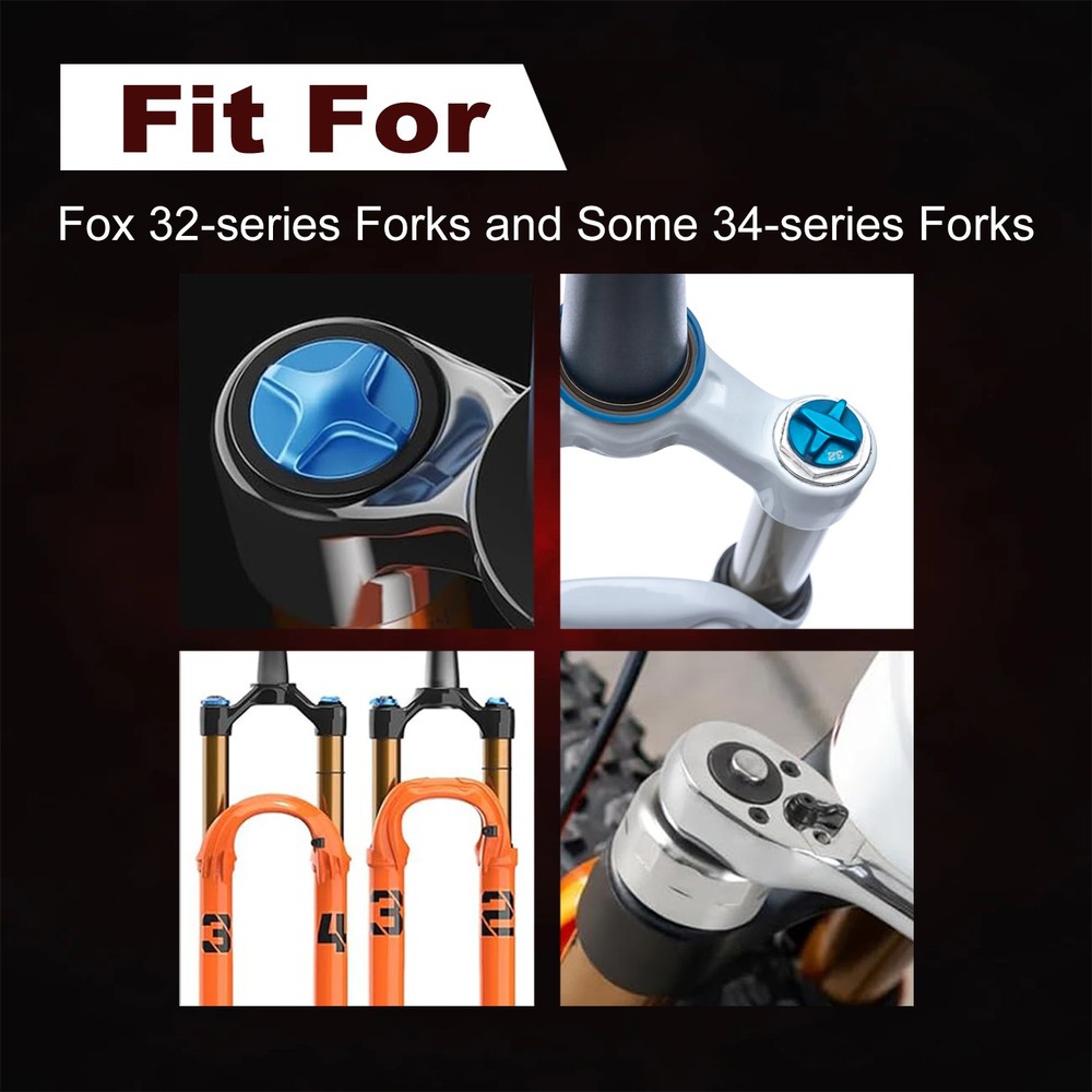 1x Fork Topcap Socket 26mm Drive Flat Socket for 32/34 Series Mountain Bike