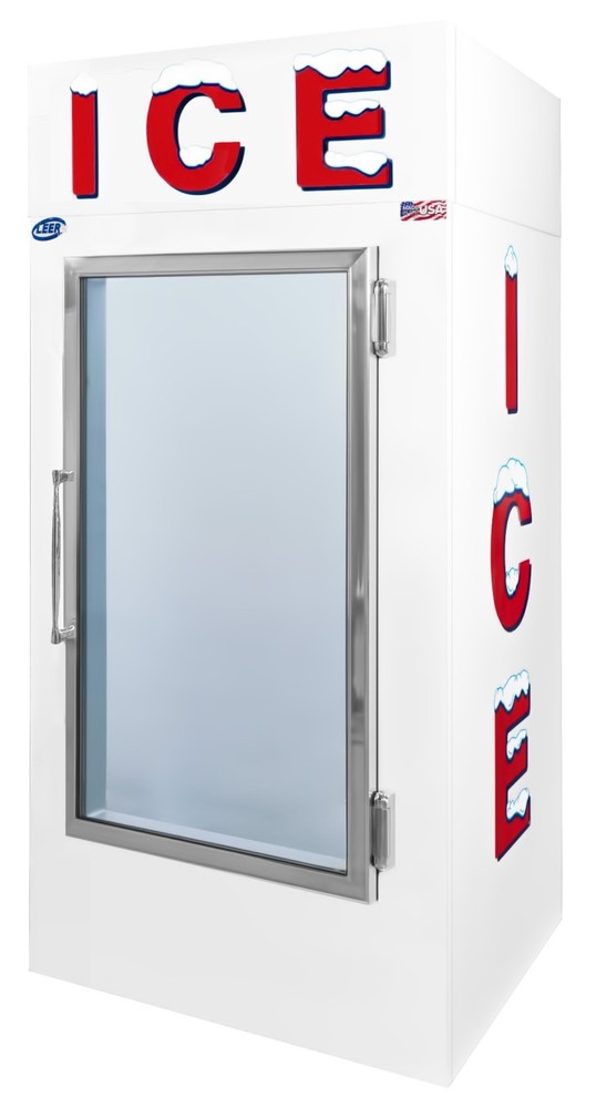 Leer Model 30 Indoor Ice Merchandiser Auto Defrost