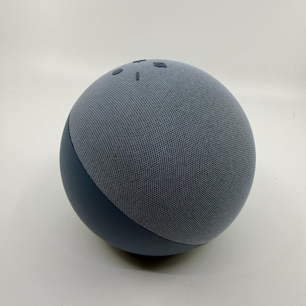 Amazon Smart Speaker Blue L4S3RE Alexa WiFi Bluetooth Zigbee Sphere Fabric