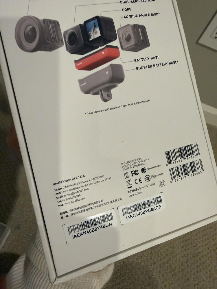 Insta360 ONE R 360 Edition Camera. New! Opened Box.