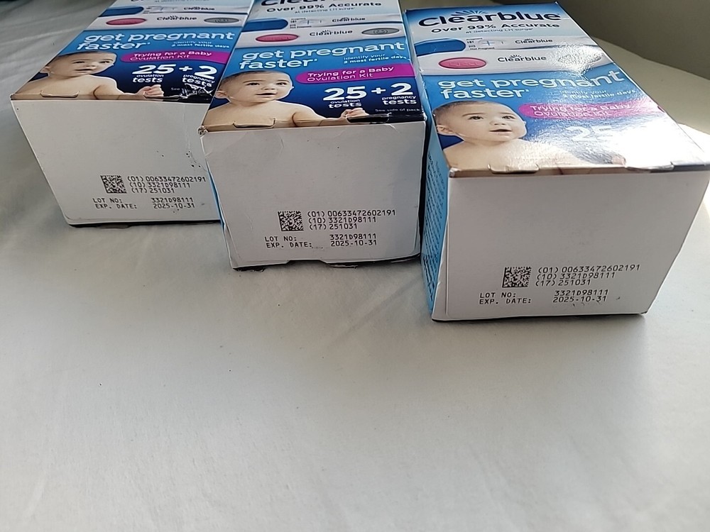 Clearblue ovulation kit- 75 Ovulation and 6 Pregnancy Tests. BUNDLE and SAVE!
