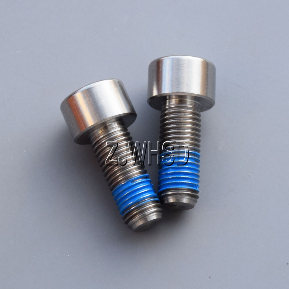 2pcs M8 x 1x 20 mm Titanium Ti Screw Bolt Allen Hex Socket Cap Head ThreadLocker