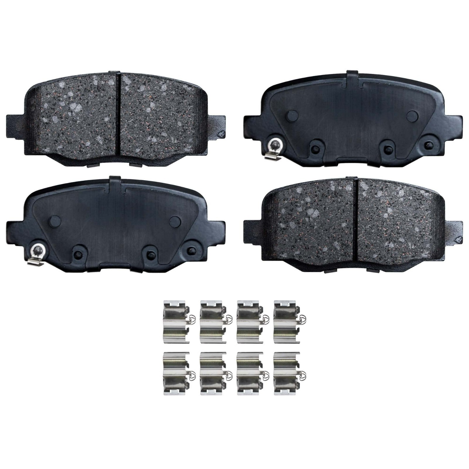 Rear Disc Rotors + Ceramic Brake Pads for 2014 2015 2016 2017-2021 Jeep Cherokee