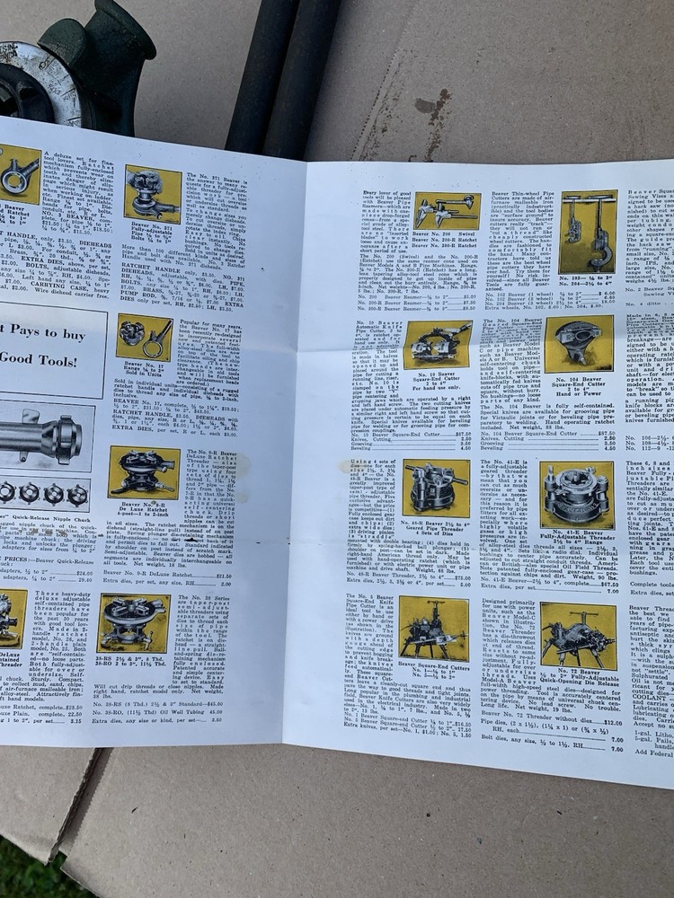 Beaver Pipe Tools Threader No. 6 , Pipe Threader