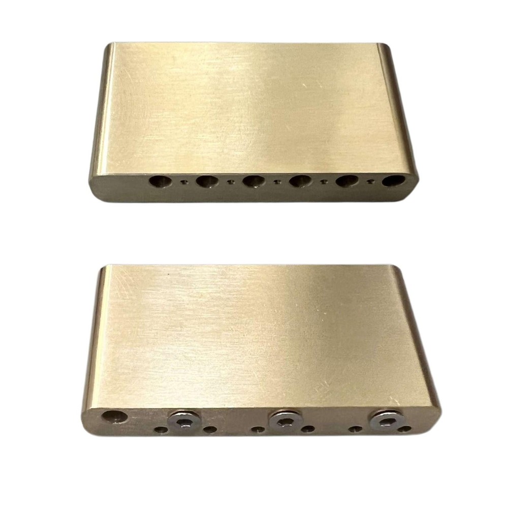 Brass Tremolo System Bridge Blocks Replacements Accessory Electric Guitar