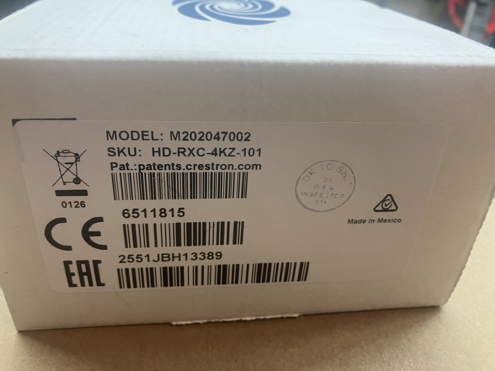 Creston Receiver HDMI Signal Extension HD-RXC-4KZ-101