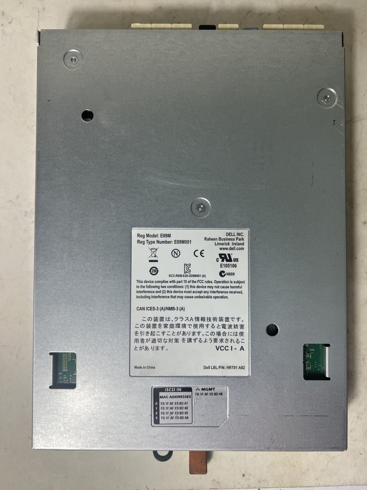 Dell EqualLogic Control Module TYPE 11 Controller Module E09M001 E09M 674757 Ser
