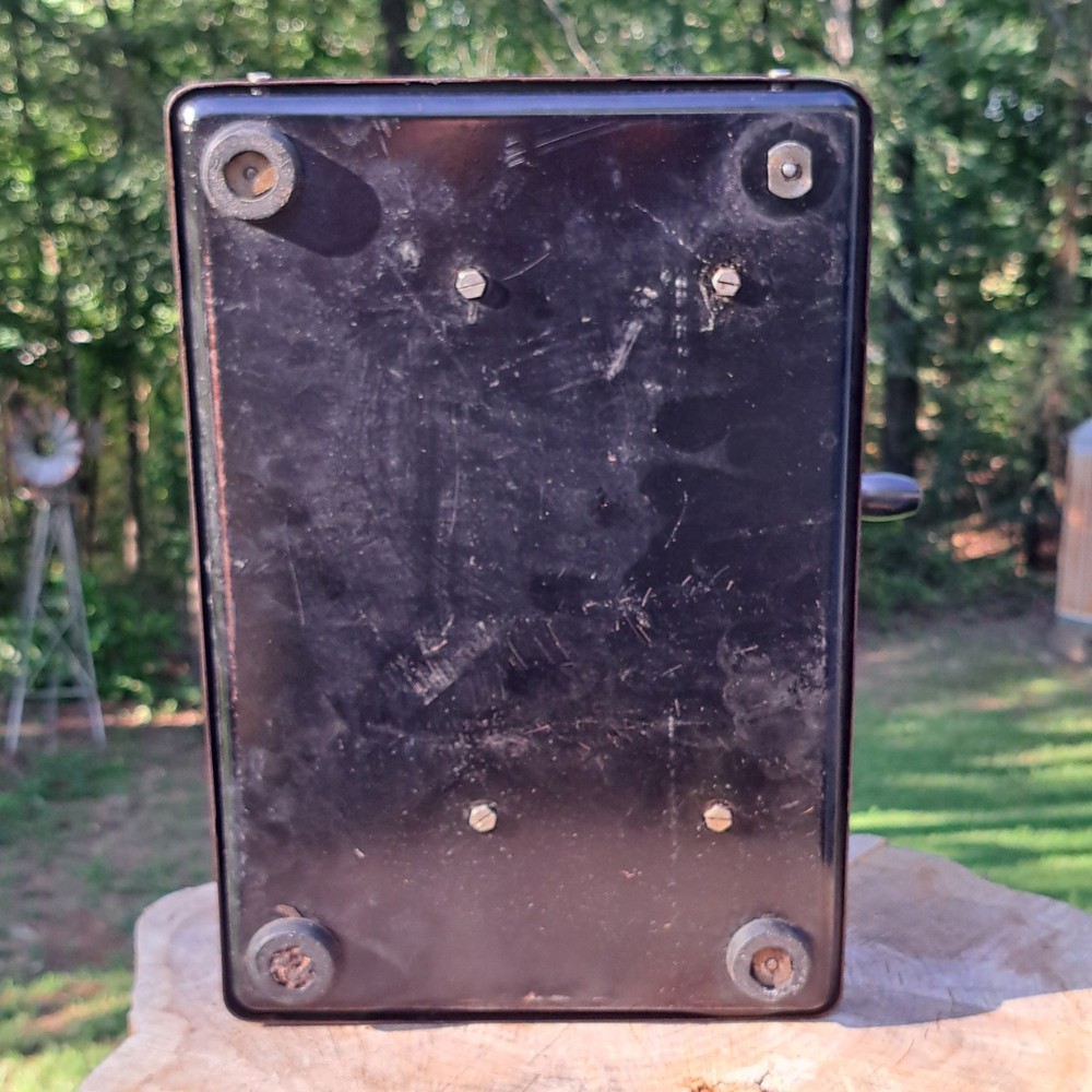 Earlier Burroughs 1920s 1930s 7 Column Adding Machine Good Used Condition