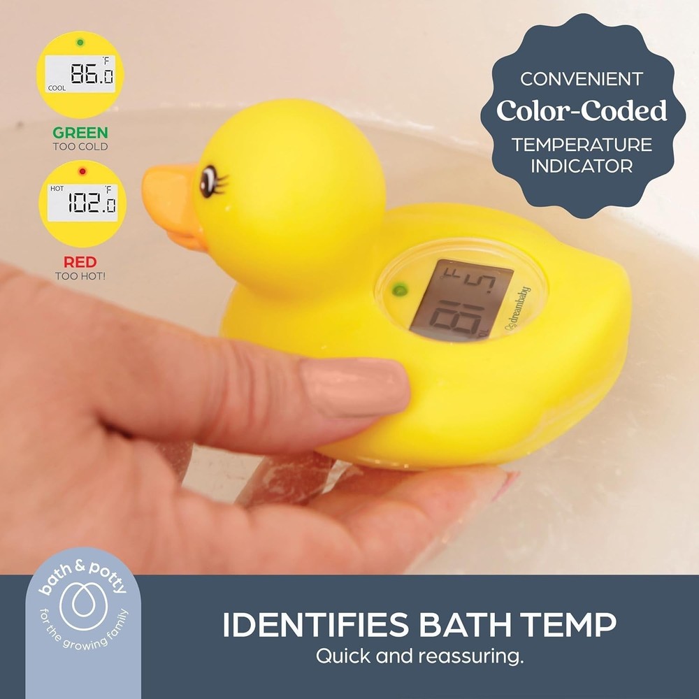 Digital Duck Bath Thermometer - Instant Temperature Reader for Babies