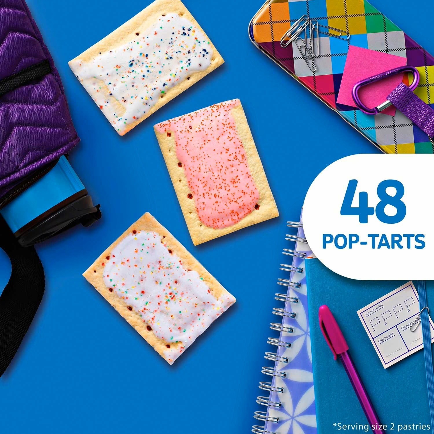 Pop-Tarts Frosted Variety Pack 48 ct Free Shipping