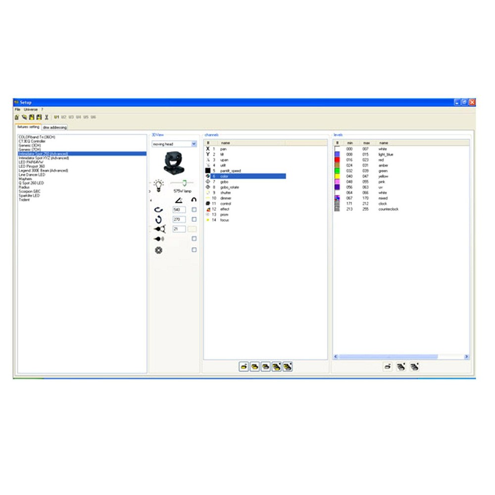 Chauvet DJ Xpress 512S DMX Lighting Control Interface + ShowXpress Software
