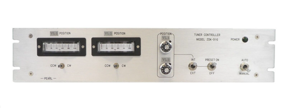 Pearl Kogyo ZDK-916 RF Power Generator Tuner Controller Working Surplus