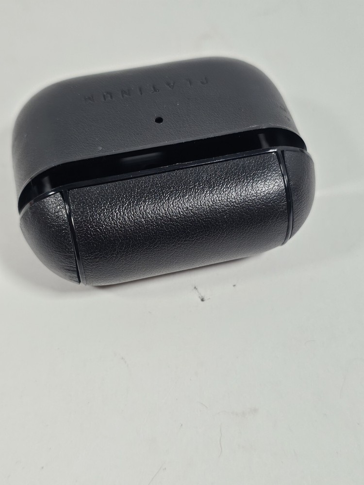 Platinum Protective Leather Carrying Case for Apple AirPods Pro - Black