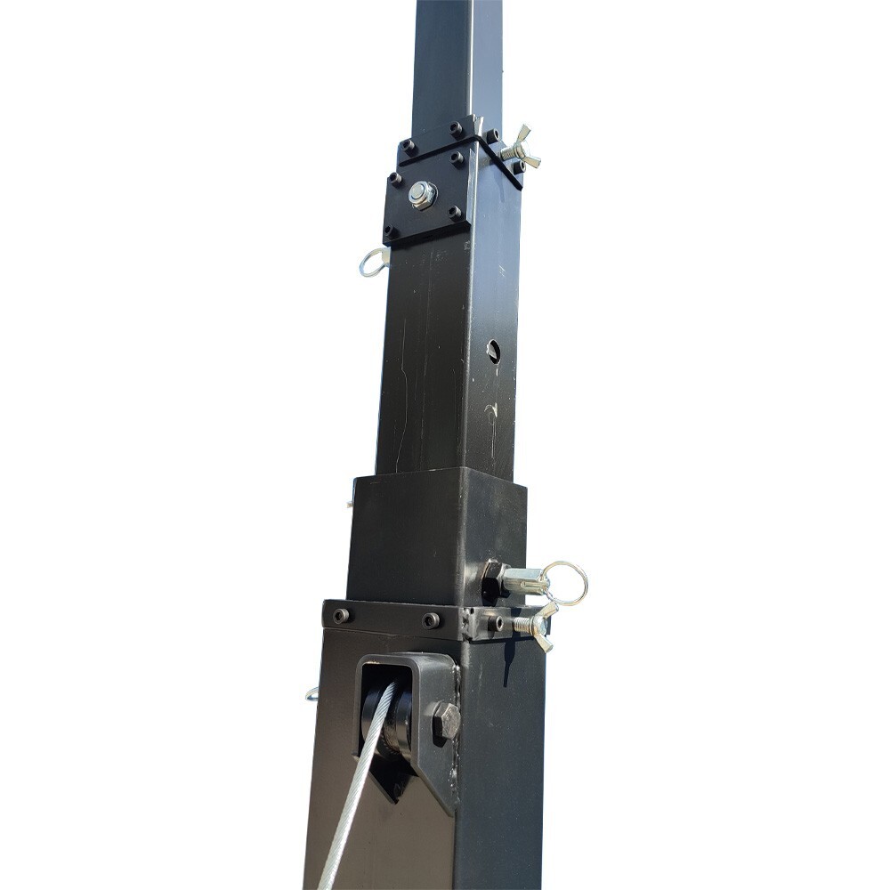 Height Adjust 2Layers Stage Bracket with 16 Lights Position Stand with Wheels