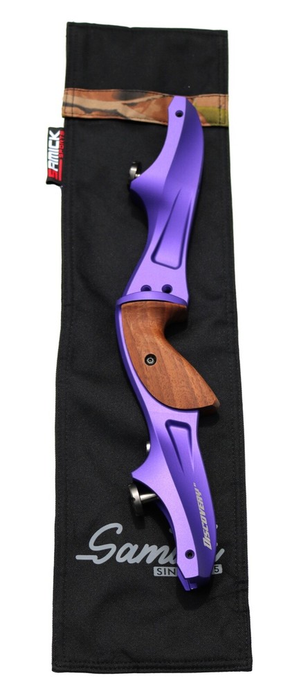 Samick 17" Machined CNC Discovery Riser / Deep Purple / Right Hand