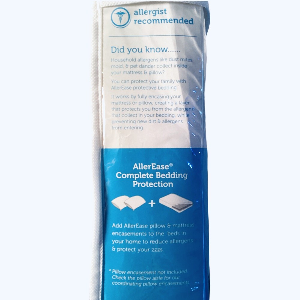 Allerease Waterproof Allergy Protection Mattress Encasement Twin Size