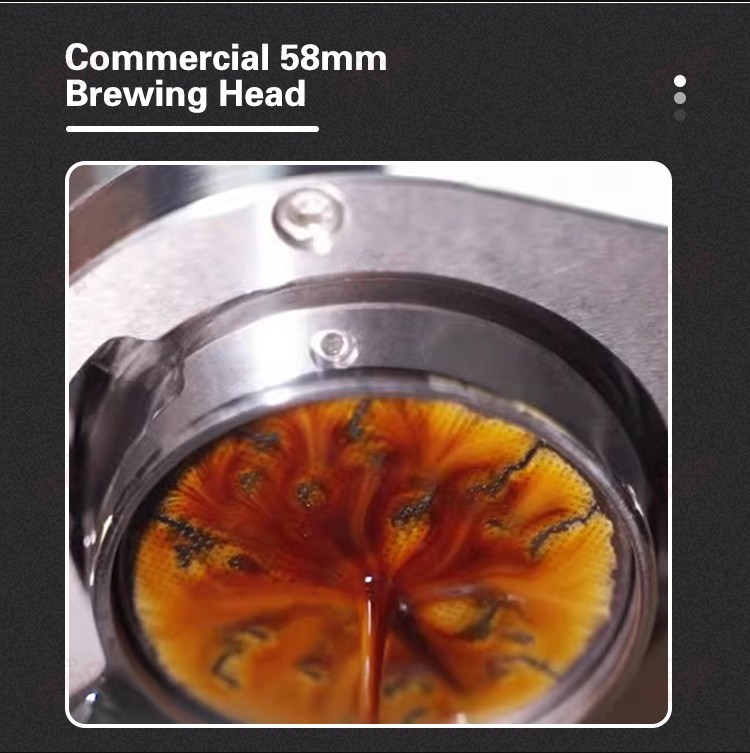 Hand Press Coffee Machine Manual Pressure 58mm Brewing Cafe Machine