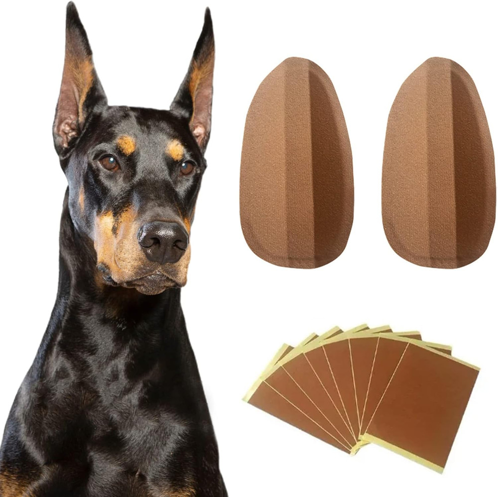 1 Pair Dog Ear Stand Sticker up Support Tool, Dog Ear Fixed Correction Vertical