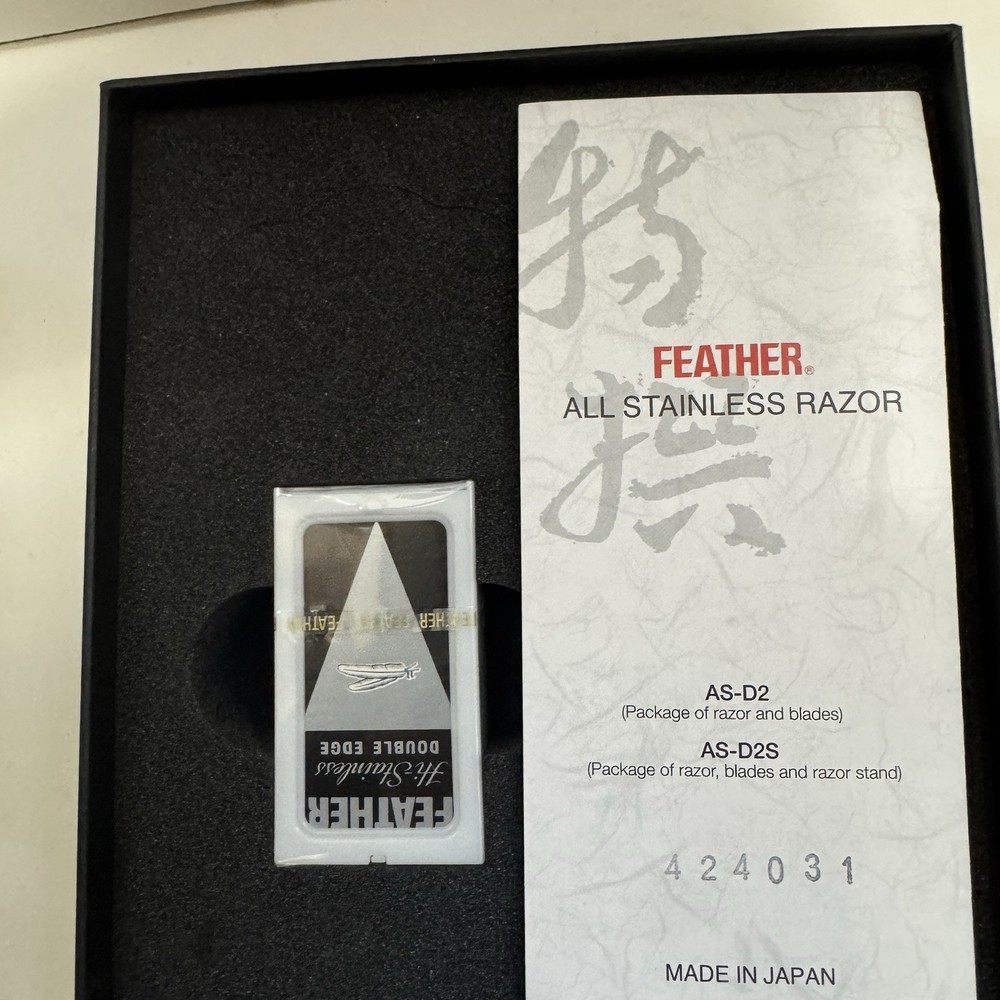Feather All Stainless Razor D2 Vintage
