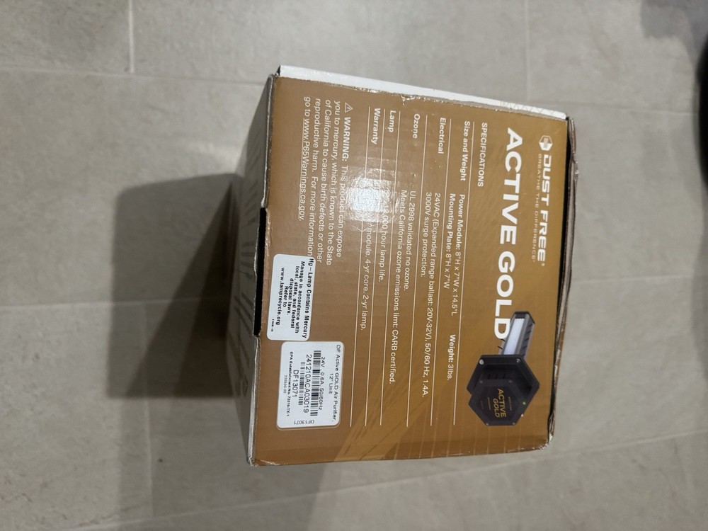 Dust Free Active Gold HVAC Air Purification