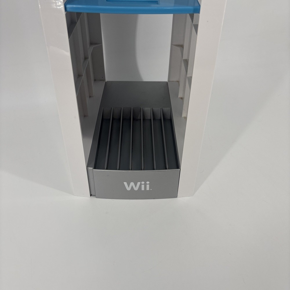 Nintendo Wii Storage Tower Stand Holds Console, Games & Controllers 35”