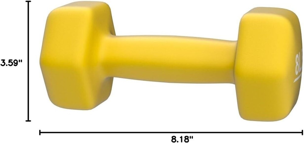 Neoprene Dumbbell Hand Weights Pairs- Select Weights