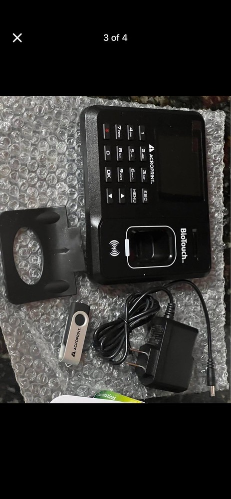 acroprint biotouch standalone fingerprint time attendance