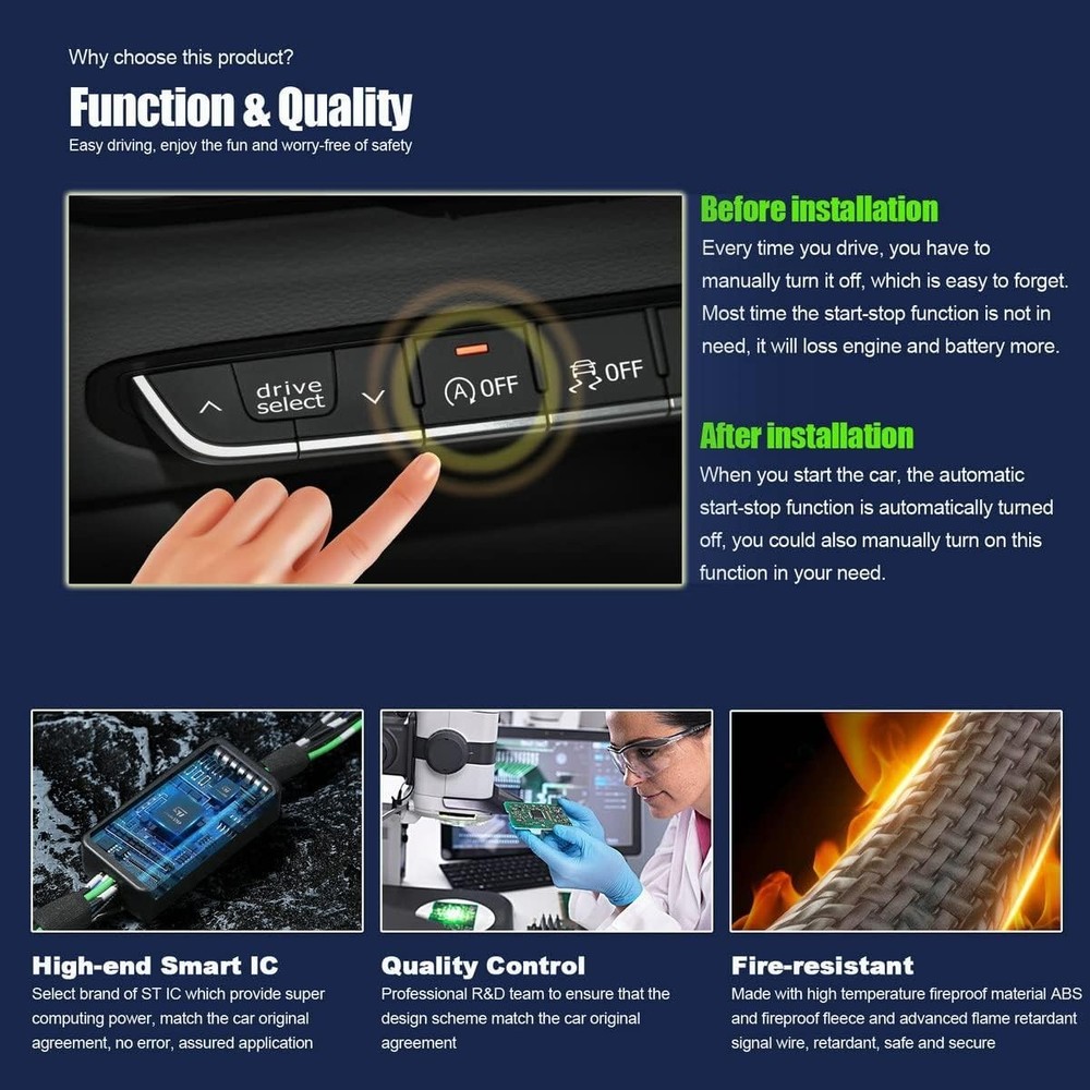 Subaru Forester Auto Start Stop Eliminator - Plug & Play