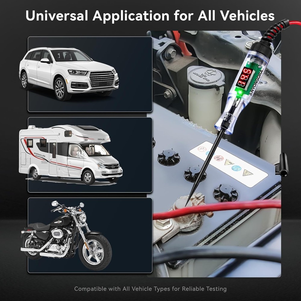 Professional Quality Light for Efficient Voltage Readings in Any Condition