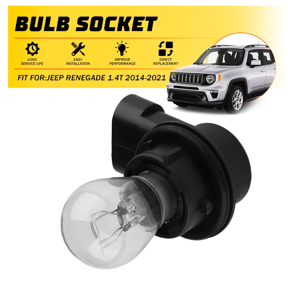 Front DRL Daytime Running Lamp Light Socket Bulb Jeep Renegade For 1.4T 2014-21