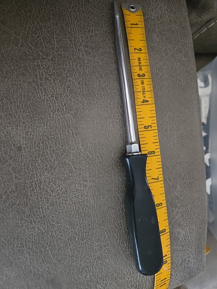 Snap On Tools SSD6 USA Slotted Flathead Screwdriver Black Hard Handle