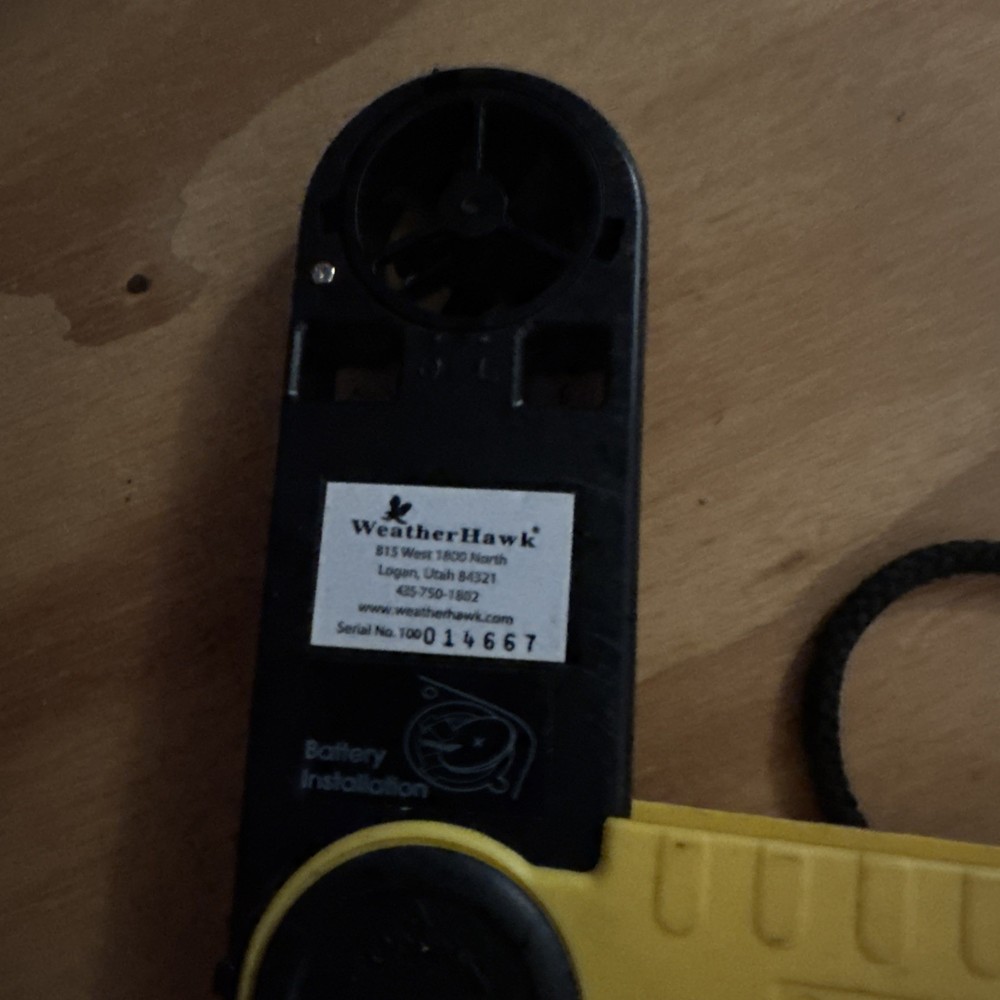 Speedtech Skymate SM-18 Hand Held Thermo Windmeter read description