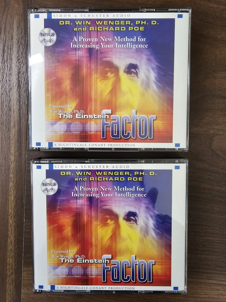 Nightingale Conant Einstein Factor CD Set Win Wenger Richard Poe Intelligence