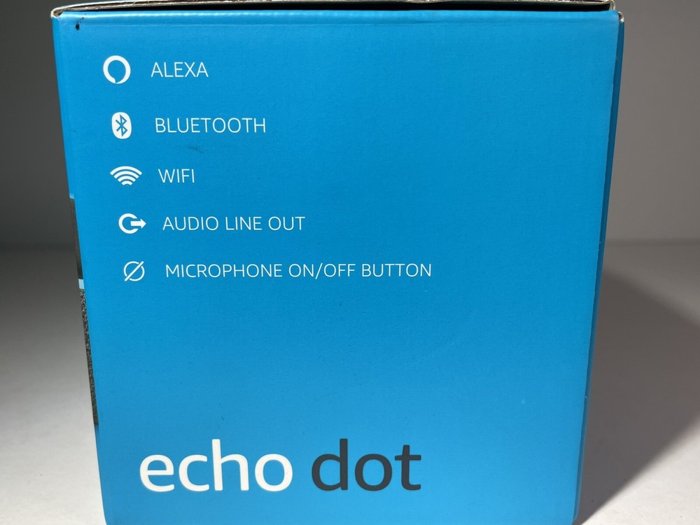 Amazon Echo Dot (3rd Generation) Smart Speaker - Charcoal NOB