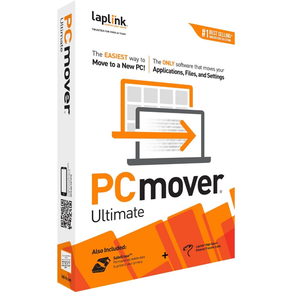 PCmover Ultimate 11 - Easily Transfer Files to New Computer - Efficient Migra...