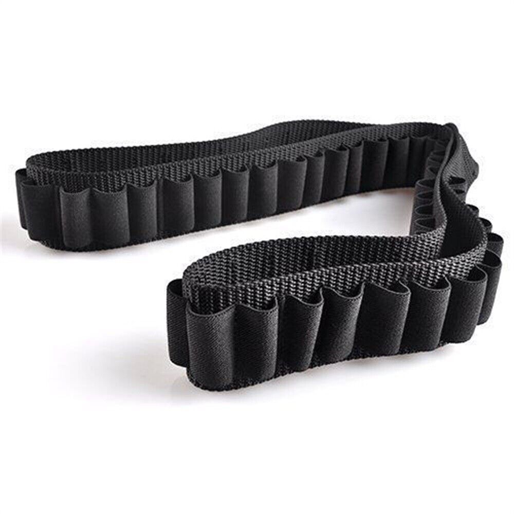 Tactical Shotgun Shell Shotshell Shoulder Ammo Bandolier Sling High Capacity 12G
