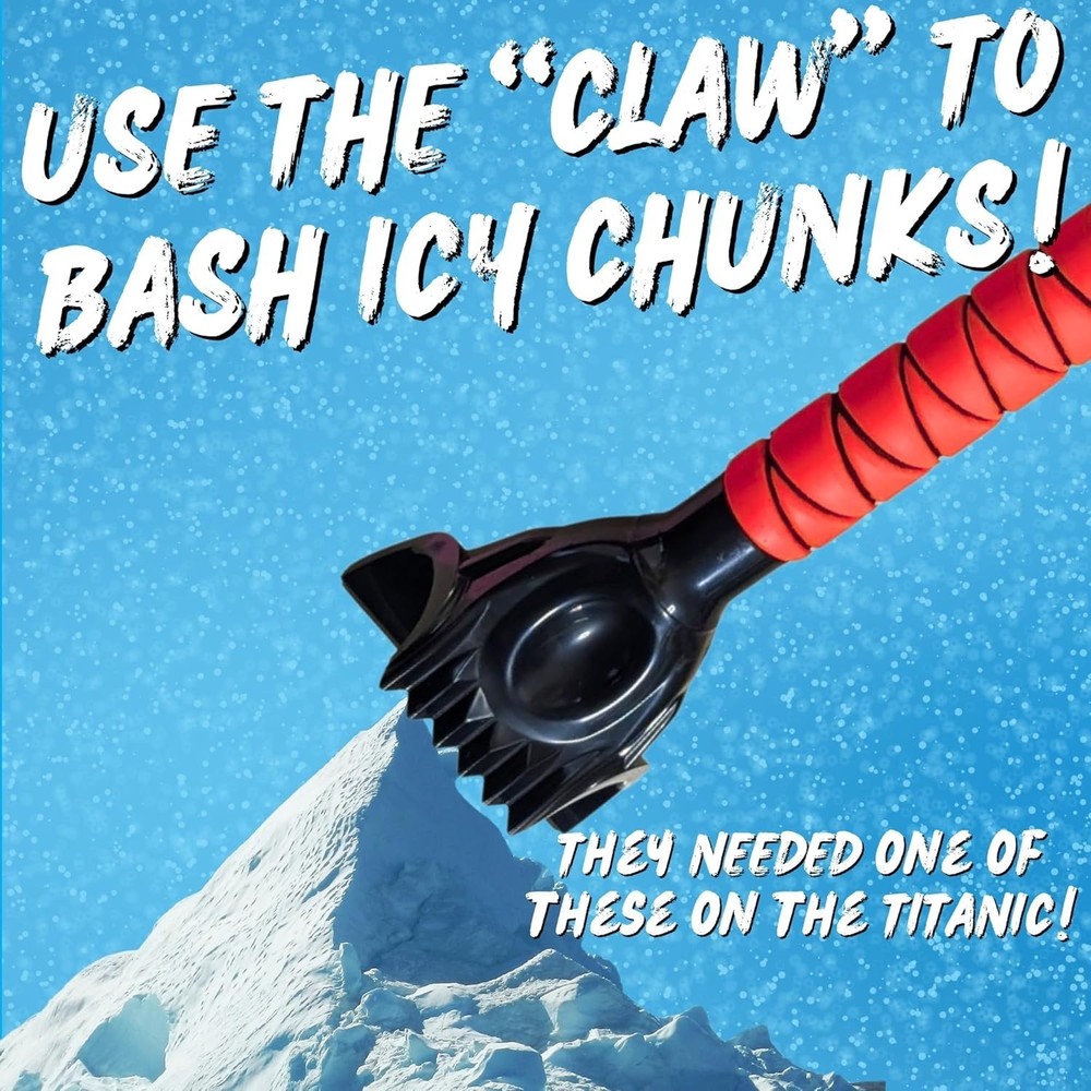 Snow-Busting Telescopic Ice Scraper: Ideal for Extreme Cold Weather Climates