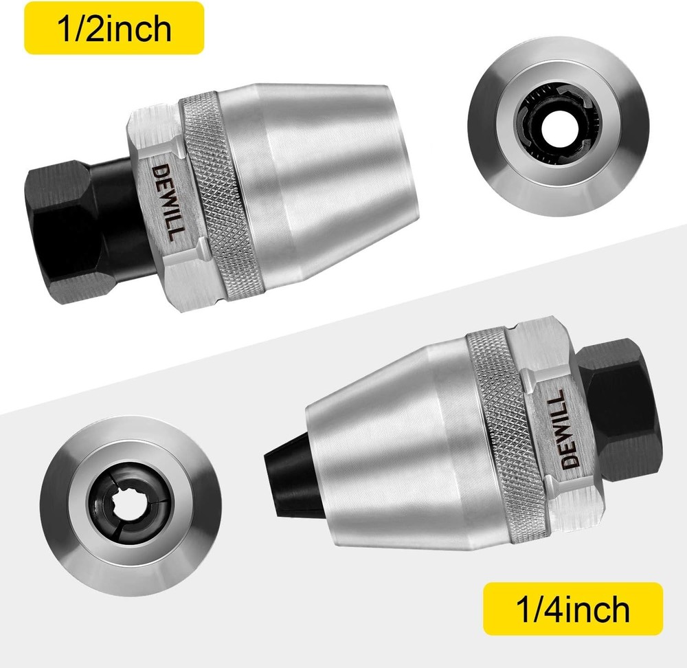 DEWILL Broken Bolt Remover, Stud Extractor Tool to Locks and Removes One Size