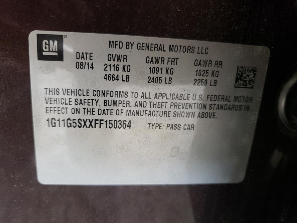 Used Blind Spot Detection System Warning Control Module fits: 2015 Chevrolet Mal