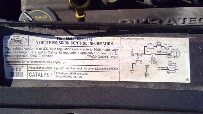 Fuse Box Engine Fits 05-07 FIVE HUNDRED 178754