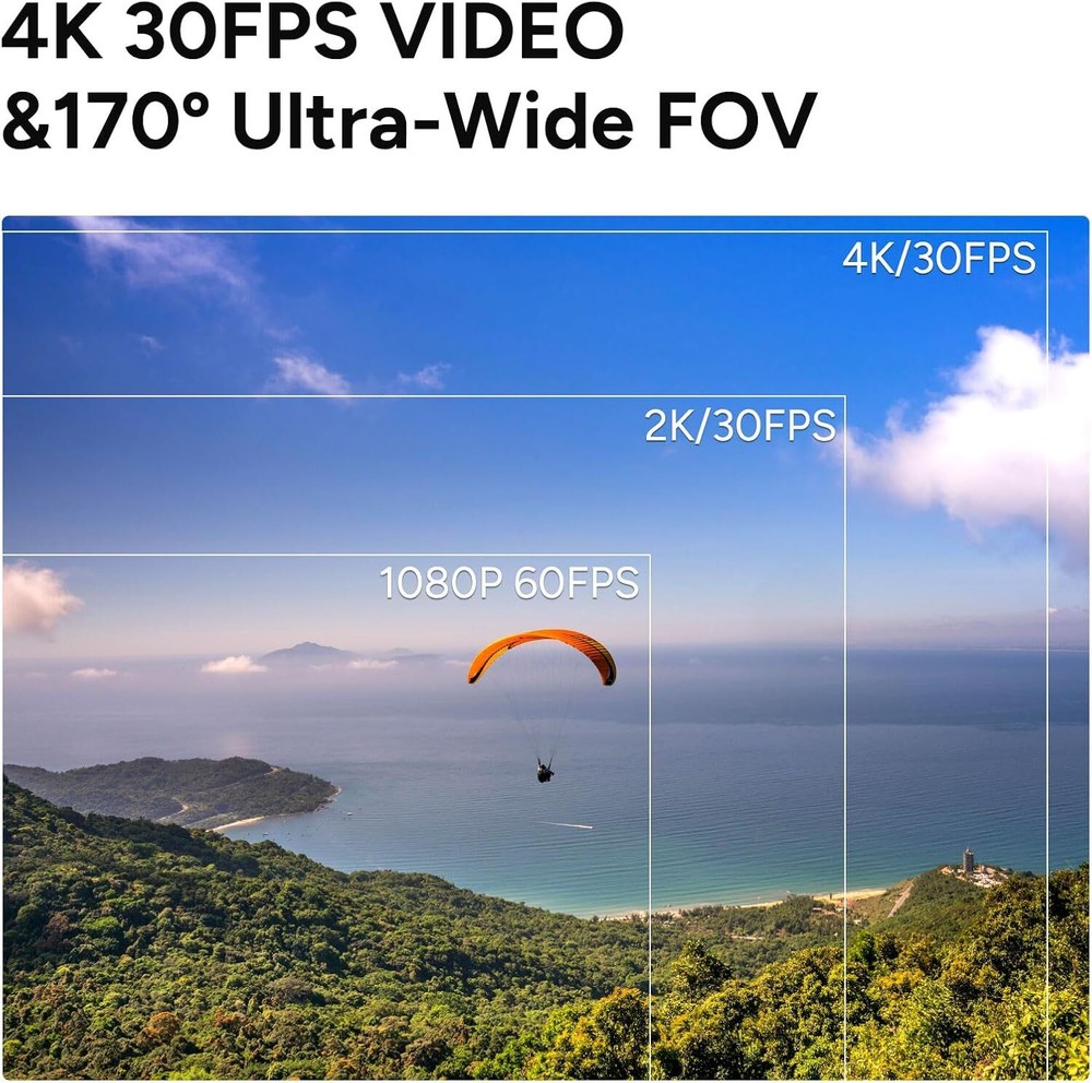 Action Pocket Camera 4K 30M Waterproof Stabilization Mini Body Camera For Go Pro
