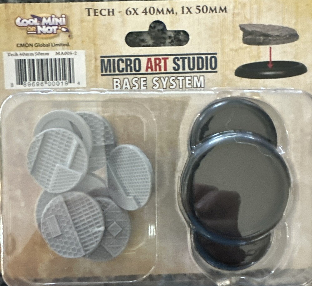 Micro Art Studio Bases: Tech 6x40mm & 1x50mm