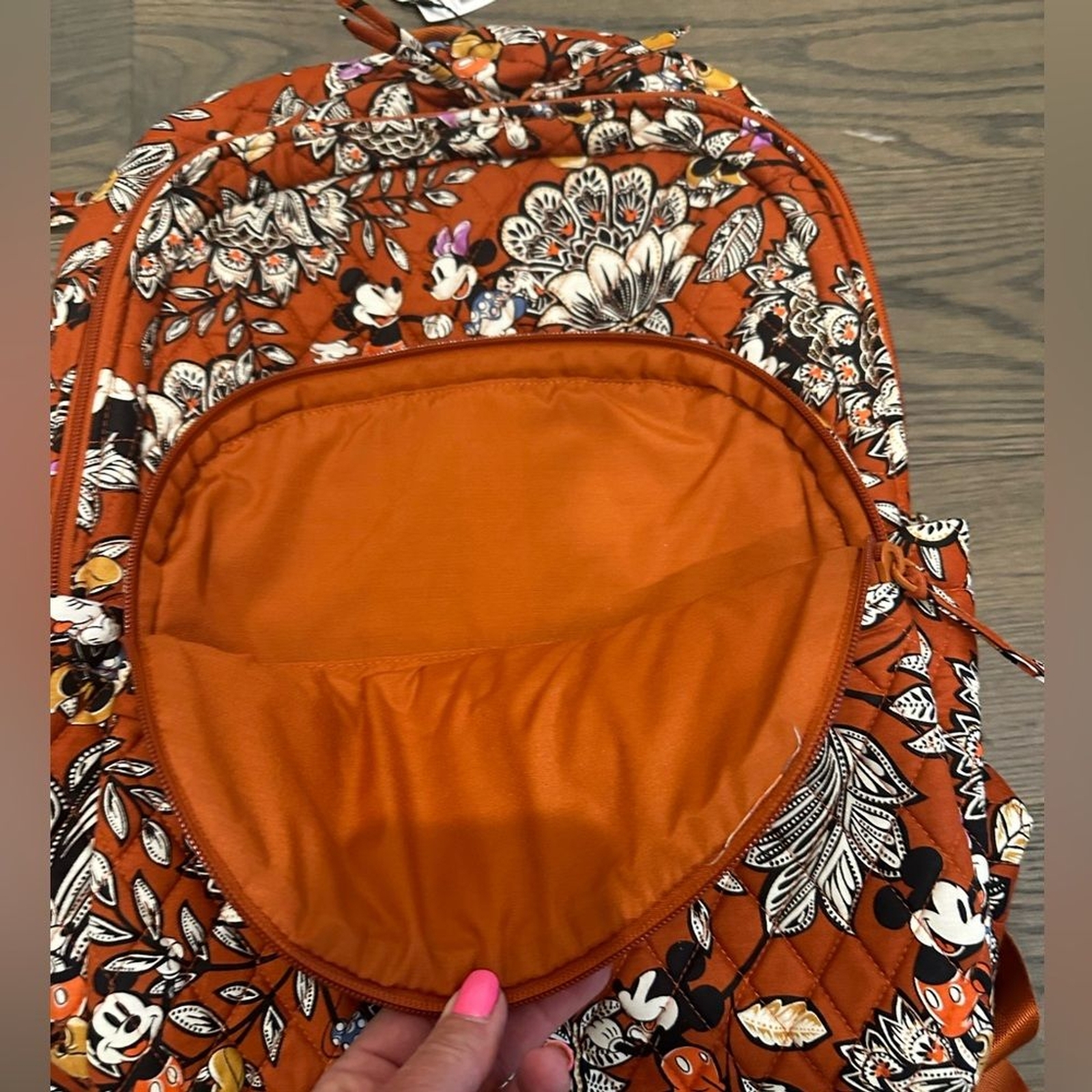 Vera Bradley Disney Essential Large Quilted Backpack NWT